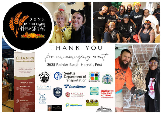 Rainier Beach Harvest Fest/Boo Bash at the Beach Sponsors